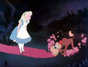 Alice in wonderland cartoon