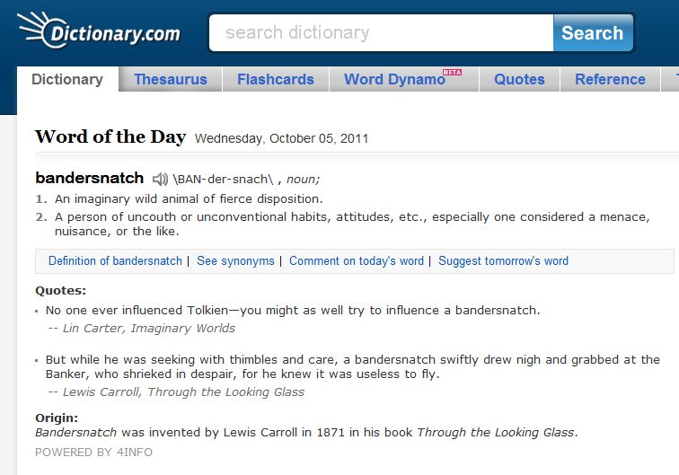 Dictionary.com Word of the Day